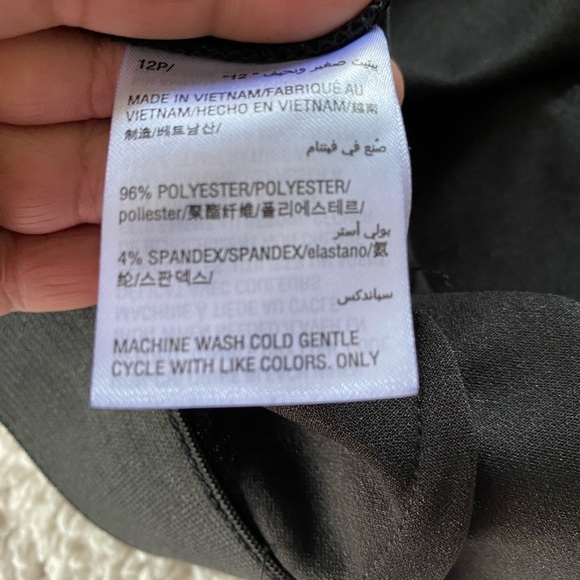 Alfani Dress Up Trousers with Bottom Ruffles and Elastic Waistband, Sz: 12 P - Picture 12 of 14